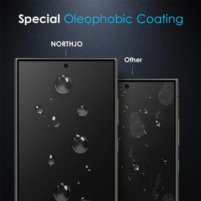 NORTHJO A++ For Samsung Galaxy S25 Ultra Anti-Spy Tempered Glass Screen Protector 2.5D 0.15mm Support Fingerprint Unlock - 6