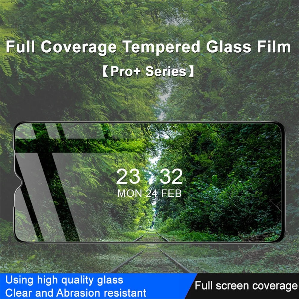 IMAK Pro+ Series Screen Protector for Samsung Galaxy F13 4G, HD Full Glue Full Covering Tempered Glass Film - 3