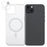 For iPhone 15 Plus Case TPU+Acrylic Phone Cover with Clear Lens Film - 1