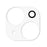 For iPhone 15 Plus Case TPU+Acrylic Phone Cover with Clear Lens Film - 2