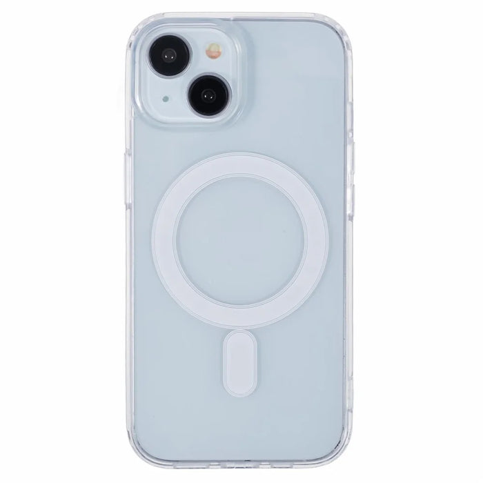 For iPhone 15 Plus Case TPU+Acrylic Phone Cover with Clear Lens Film - 4