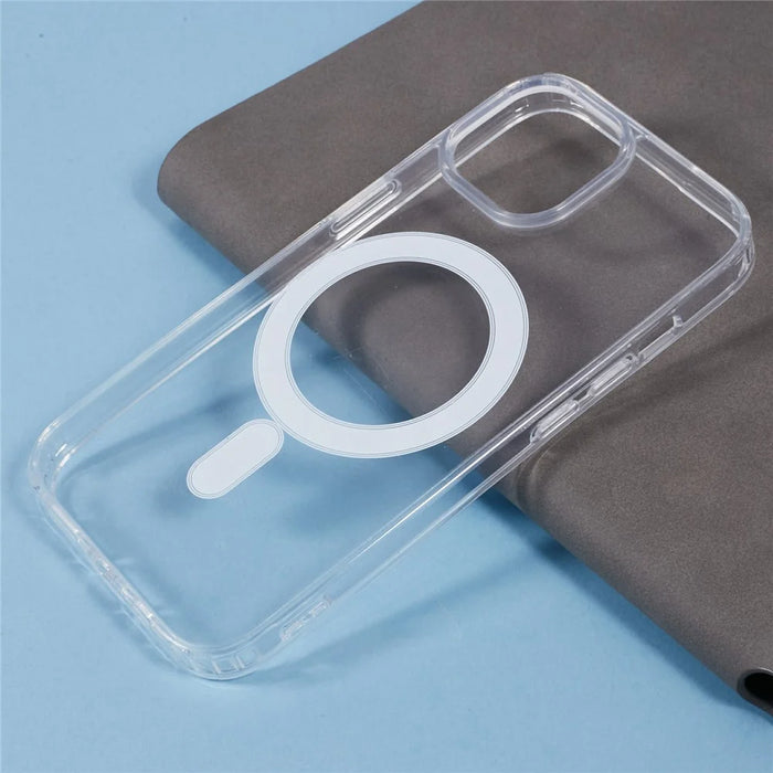 For iPhone 15 Pro Case TPU+Acrylic Phone Cover with Clear Lens Film - 7