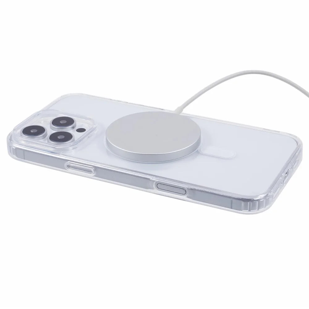 For iPhone 16 Pro Max Case TPU+Acrylic Phone Cover with Clear Lens Film - 6