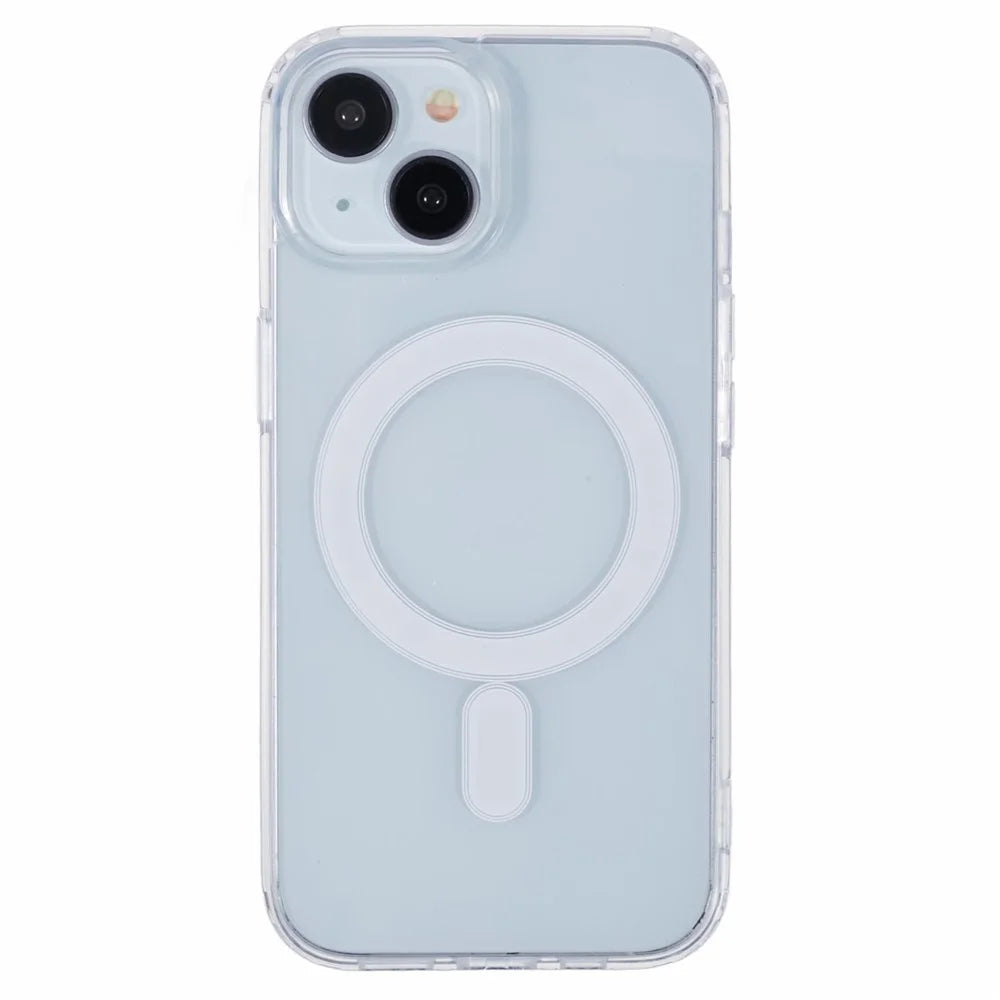 For iPhone 15 Case TPU+Acrylic Phone Cover with Clear Lens Film - 4