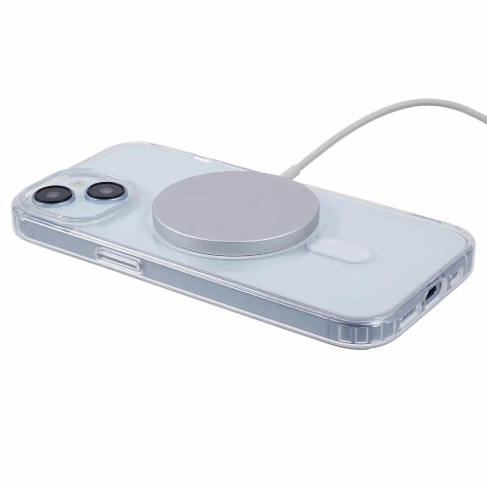 For iPhone 15 Case TPU+Acrylic Phone Cover with Clear Lens Film - 6