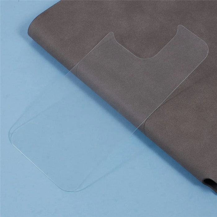For iPhone 16 Pro Max Back Screen Protector Straight Edge Tempered Glass Back Cover Film - 3