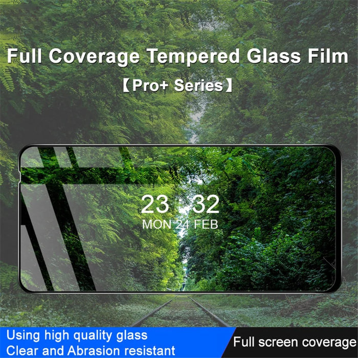 IMAK Pro+ Series for Asus Zenfone 9 5G Tempered Glass Full Glue Film HD Clear Explosion-proof Full Screen Protector - 3
