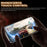 For iPhone 14 Anti-Spy Screen Protector Temered Glass Film with Dust-Proof Net - 4