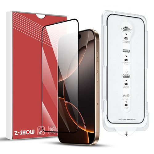 For iPhone 14 Plus Tempered Glass Ultra Clear Screen Protector with Dust-Proof Net - 1