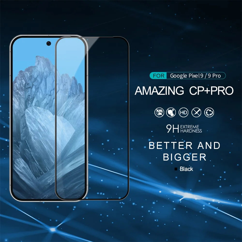 NILLKIN CP+PRO For Google Pixel 9 Pro  /  Pixel 9 Screen Protector AGC Glass Film Ultra Clear - 4