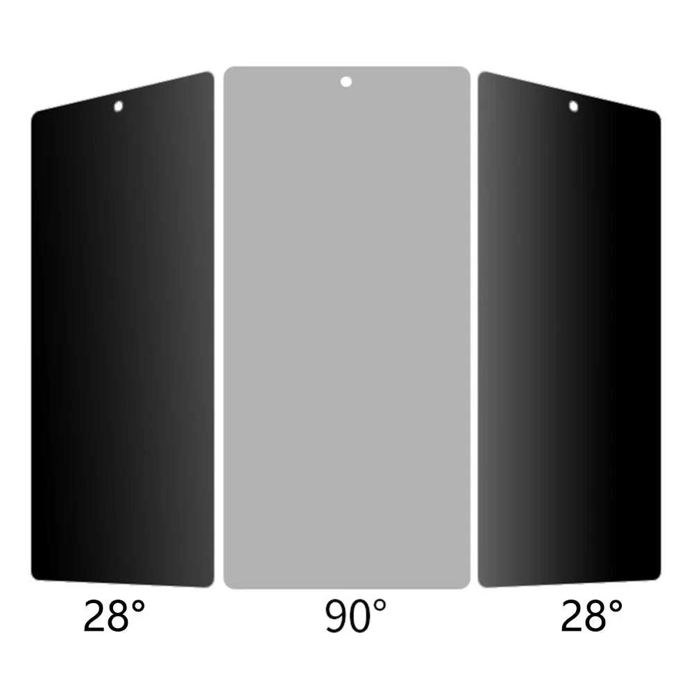 RURIHAI For Samsung Galaxy S25 Ultra Anti-Spy AGC Glass Screen Protector (Phone Case Version) (Fingerprint Unlock) - 4