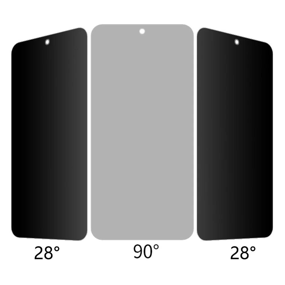 RURIHAI For Samsung Galaxy S25 Anti-Spy AGC Glass Screen Protector (Phone Case Version) (Fingerprint Unlock) - 4