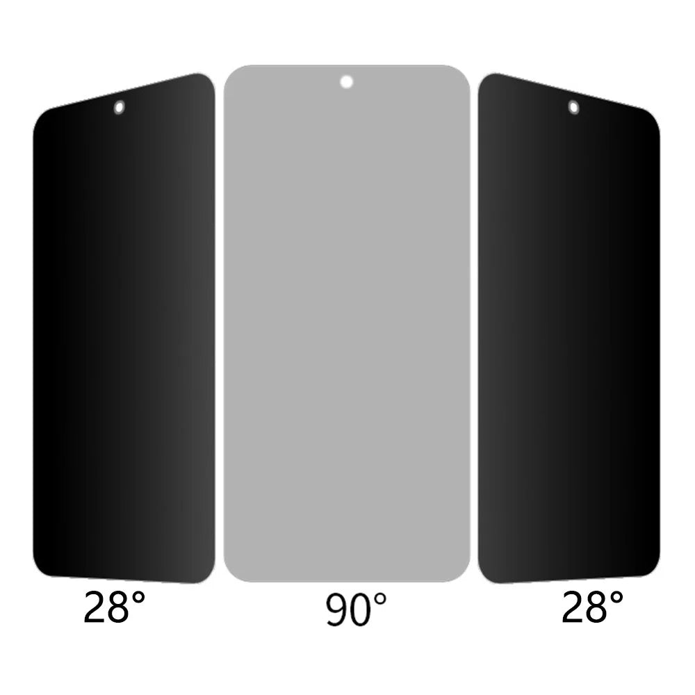 RURIHAI For Samsung Galaxy S25+ Anti-Spy AGC Glass Screen Protector (Phone Case Version) (Fingerprint Unlock) - 4
