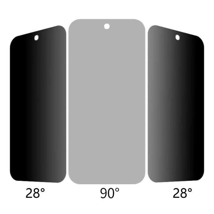 RURIHAI For Google Pixel 9 Pro Anti-Spy AGC Glass Screen Protector (Phone Case Version) (Fingerprint Unlock) - 4