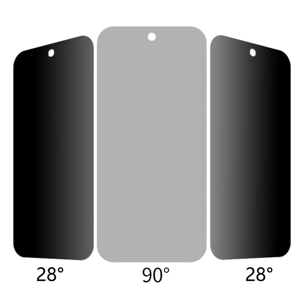 RURIHAI For Google Pixel 9 Pro XL Anti-Spy AGC Glass Screen Protector (Phone Case Version) (Fingerprint Unlock) - 4