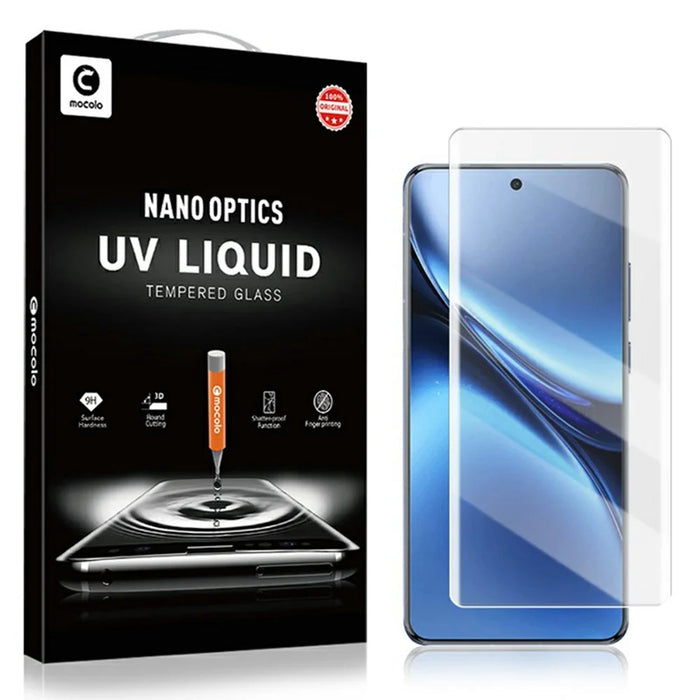 MOCOLO For vivo X200 Pro 5G Screen Protector Tempered Glass UV Liquid Film 3D Curved Full Coverage - 6