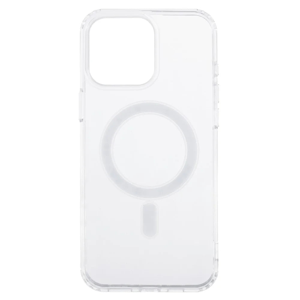 For iPhone 15 Pro Max Case Compatible with MagSafe TPU+Acrylic Clear Phone Cover with Camera Lens Film - 2