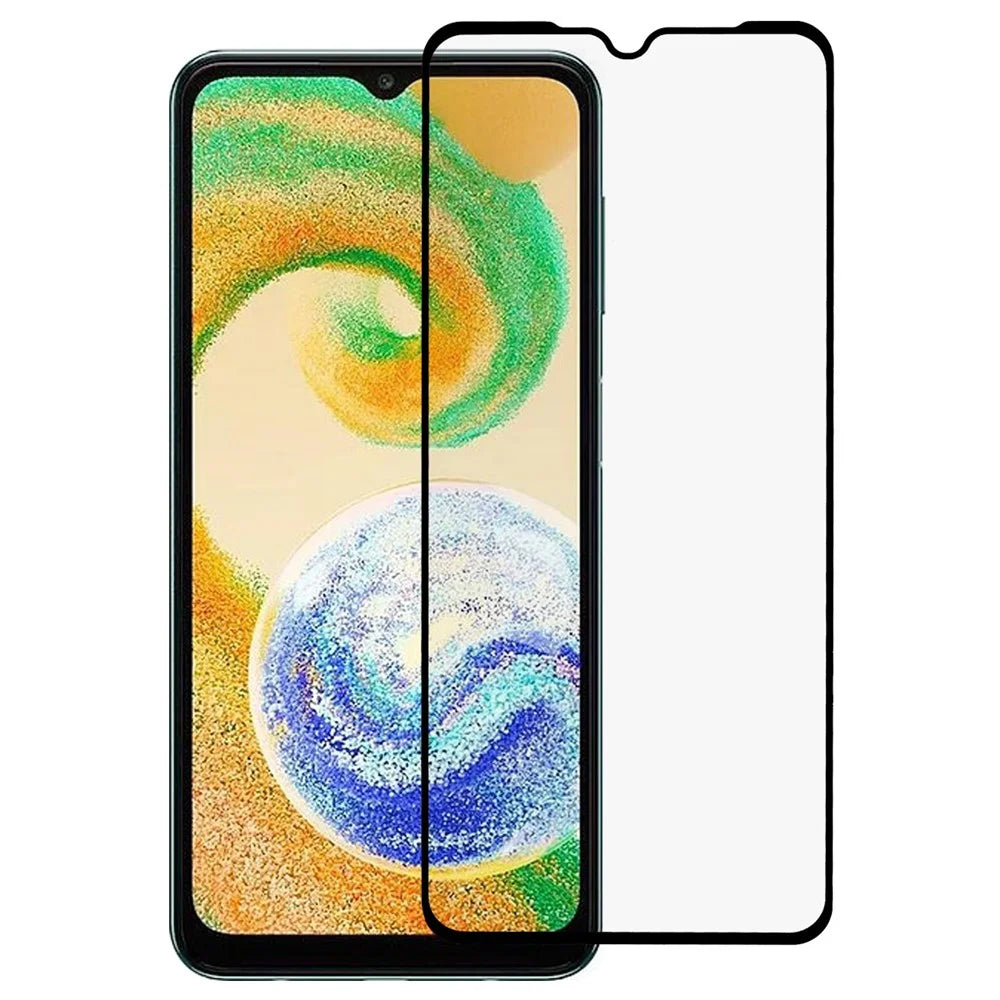 For Samsung Galaxy A04 4G (164.4mm) / A04s 4G (164.7mm) Full Glue Silk Printing Tempered Glass Film Full Cover Anti-abrasion Screen Protector - 1