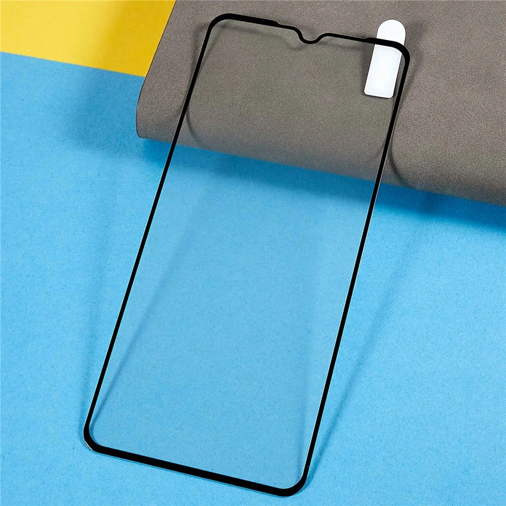For Samsung Galaxy A04 4G (164.4mm) / A04s 4G (164.7mm) Full Glue Silk Printing Tempered Glass Film Full Cover Anti-abrasion Screen Protector - 3