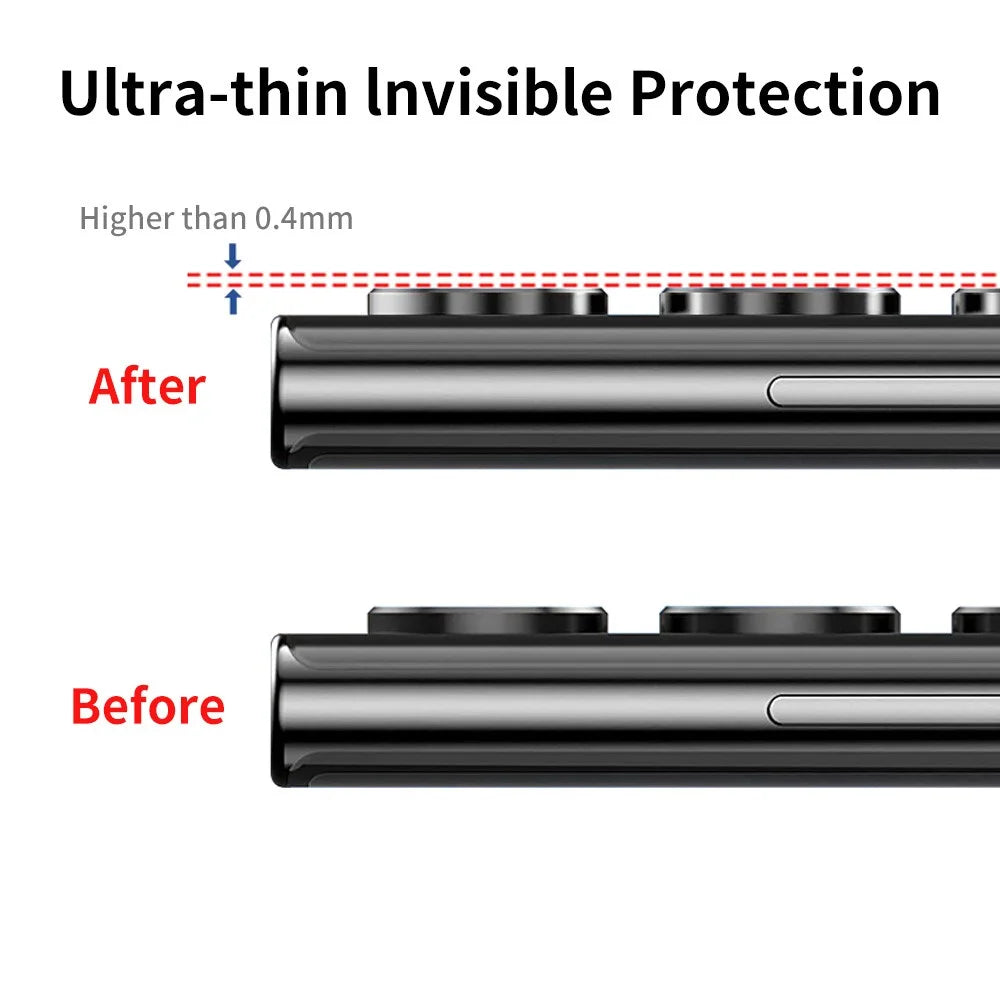 ENKAY HAT PRINCE For Samsung Galaxy S25 Ultra 2Pcs Camera Lens Protector  Integrated Tempered Glass Lens Film - Black - 5