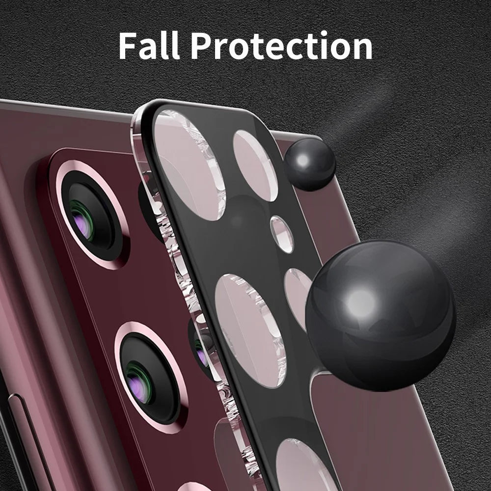 ENKAY HAT PRINCE For Samsung Galaxy S25 Ultra  Camera Lens Protector Integrated Tempered Glass Lens Film - Black - 3