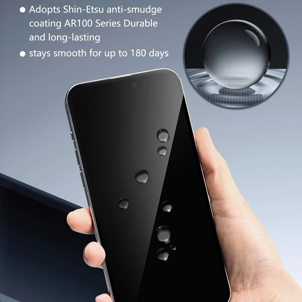 JOYROOM JR-MLG0277 For iPhone 16 Pro 2.5D Full Screen Protector High Aluminium-Silicon Glass Film - 3