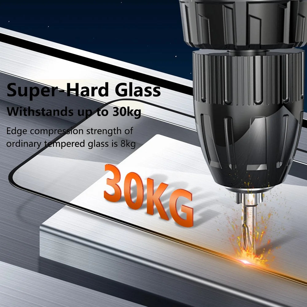 JOYROOM JR-MLG0277 For iPhone 16 Pro 2.5D Full Screen Protector High Aluminium-Silicon Glass Film - 4