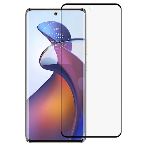 For Motorola Edge 30 Fusion 5G 3D Curved Full Covering Screen Protector, Side Glue Tempered Glass Protective Film - 1