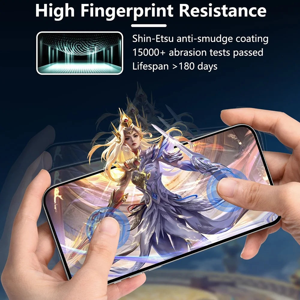 JOYROOM JR-MLG0281 For iPhone 16 Pro Anti-Spy Screen Protector 2.5D High Aluminium-Silicon Glass Film - 6