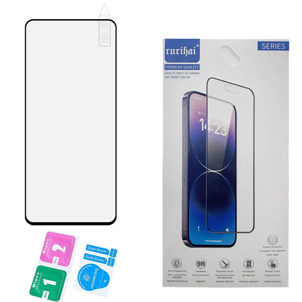 RURIHAI For Honor X60 5G Screen Protector Secondary Hardening High Aluminium-Silicon Glass Film - 5
