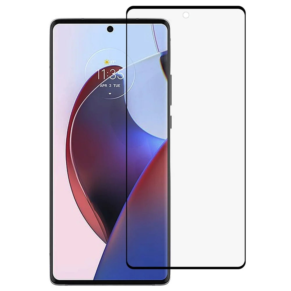 For Motorola Edge 30 Ultra 5G / Moto X30 Pro 5G Anti-explosion 3D Curved Screen Protector, Full Covering Side Glue Tempered Glass Protective Film - 1