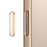 NORTHJO For iPhone 16 / 16 Plus / 16 Pro / 16 Pro Max Camera Control Button Cover Protector Metal Frame with Capacitor Chip - White+Gold - 1