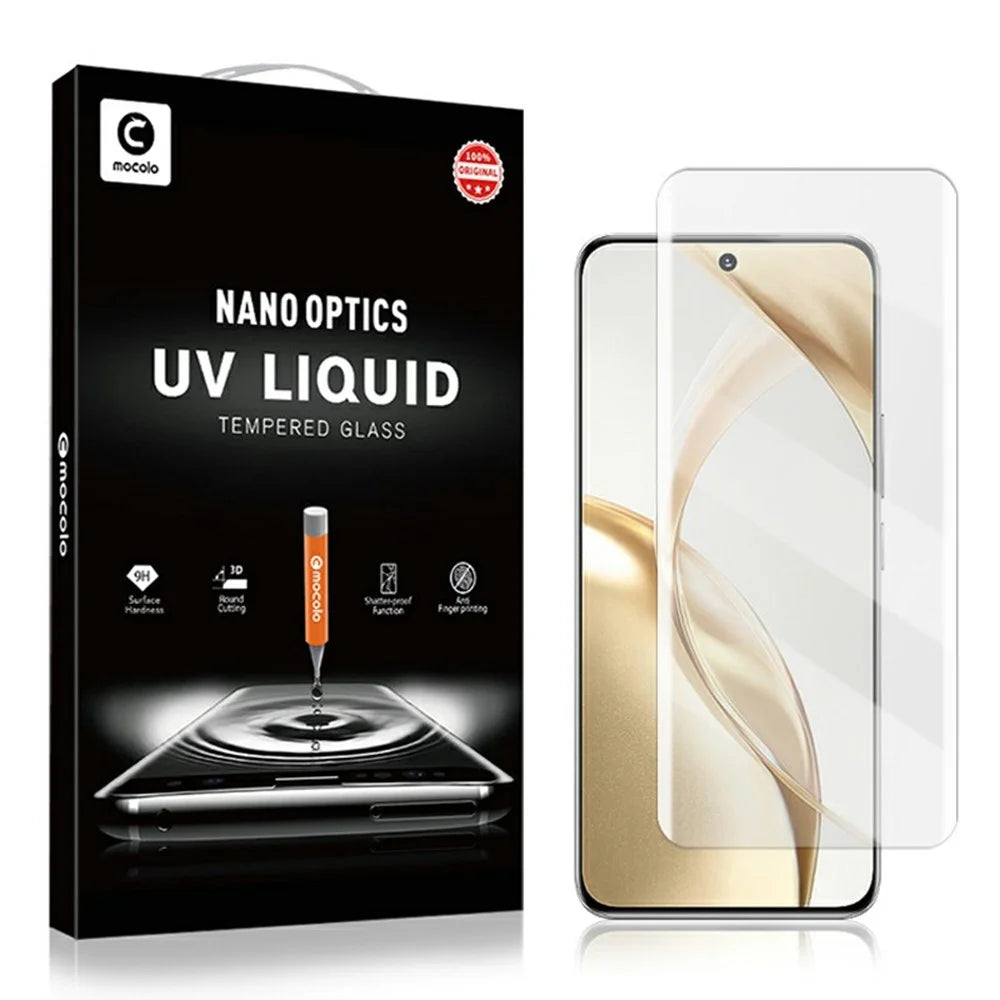 MOCOLO For Honor 200 5G Screen Protector Tempered Glass UV Liquid Film 3D Curved Full Coverage - 6