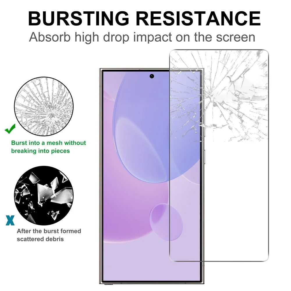 For Samsung Galaxy S25 Ultra Screen Protector HD Tempered Glass Film 2.5D - 5