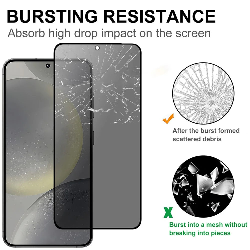 For Samsung Galaxy S24 Ultra Tempered Glass Film 2.5D Arc Edge Anti-spy (Fingerprint Unlock) - 4