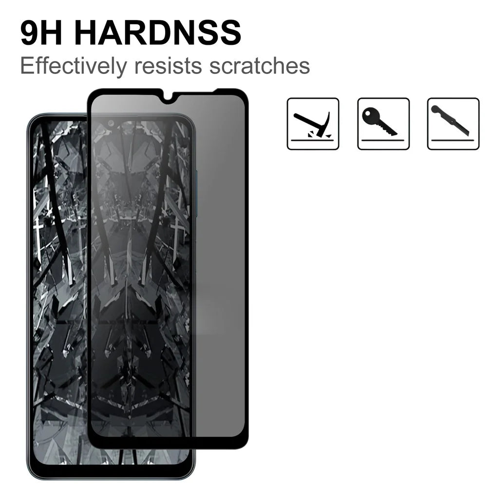 For Samsung Galaxy A25 5G (Global) (161.0 x 76.5 x 8.3mm) Tempered Glass Screen Protector 2.5D Arc Edge Anti-Spy Film - 3
