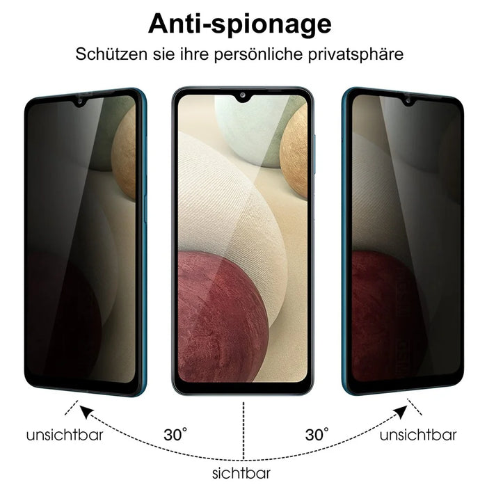 For Samsung Galaxy A14 5G  /  4G Tempered Glass Screen Protector 2.5D Arc Edge Anti-Spy Film - 5