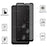 For Samsung Galaxy A12 Tempered Glass Screen Protector 2.5D Arc Edge Anti-Spy Film - 2