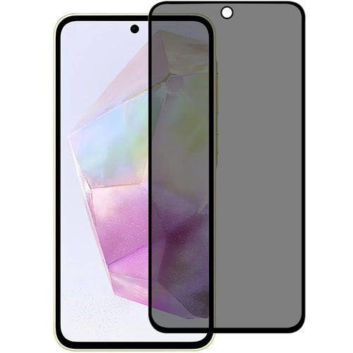 For Samsung Galaxy A55 5G Tempered Glass Screen Protector 2.5D Arc Edge Anti-Spy Film - 1