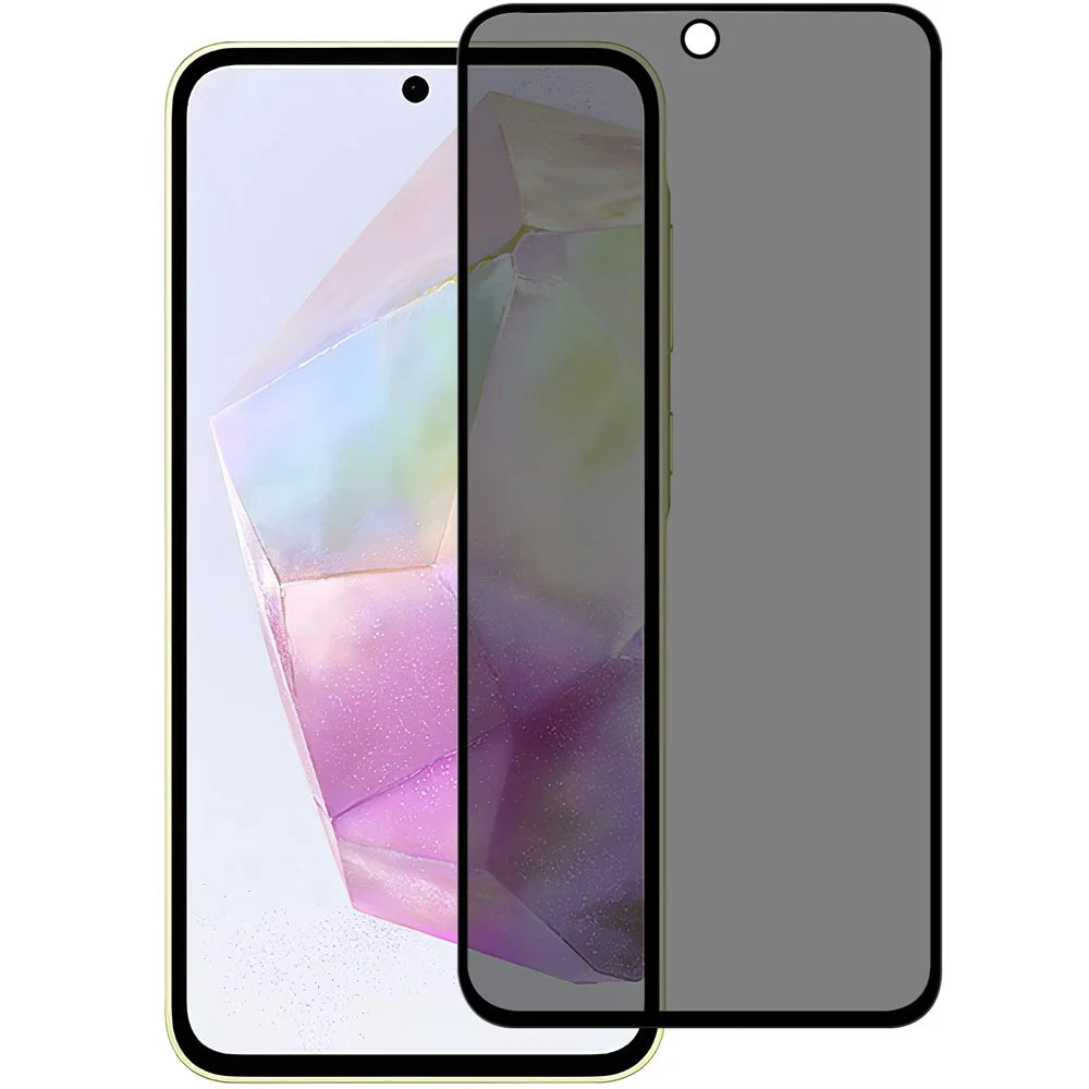 For Samsung Galaxy S23 FE Tempered Glass Screen Protector 2.5D Arc Edge Anti-Spy Film - 1