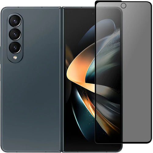 For Samsung Galaxy Z Fold4 5G Front Screen Protector 2.5D Arc Edge Anti-Spy Tempered Glass Film - 1