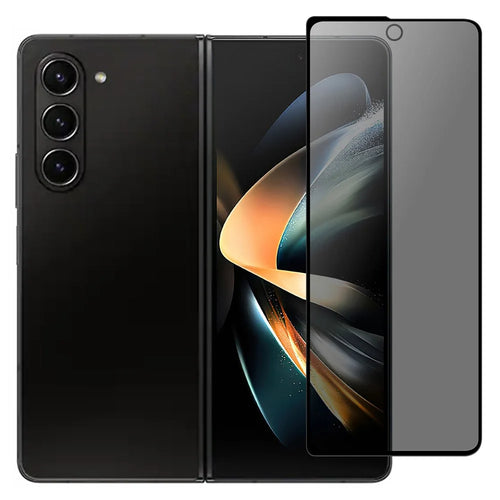 For Samsung Galaxy Z Fold5 5G Front Screen Protector 2.5D Arc Edge Anti-Spy Tempered Glass Film - 1