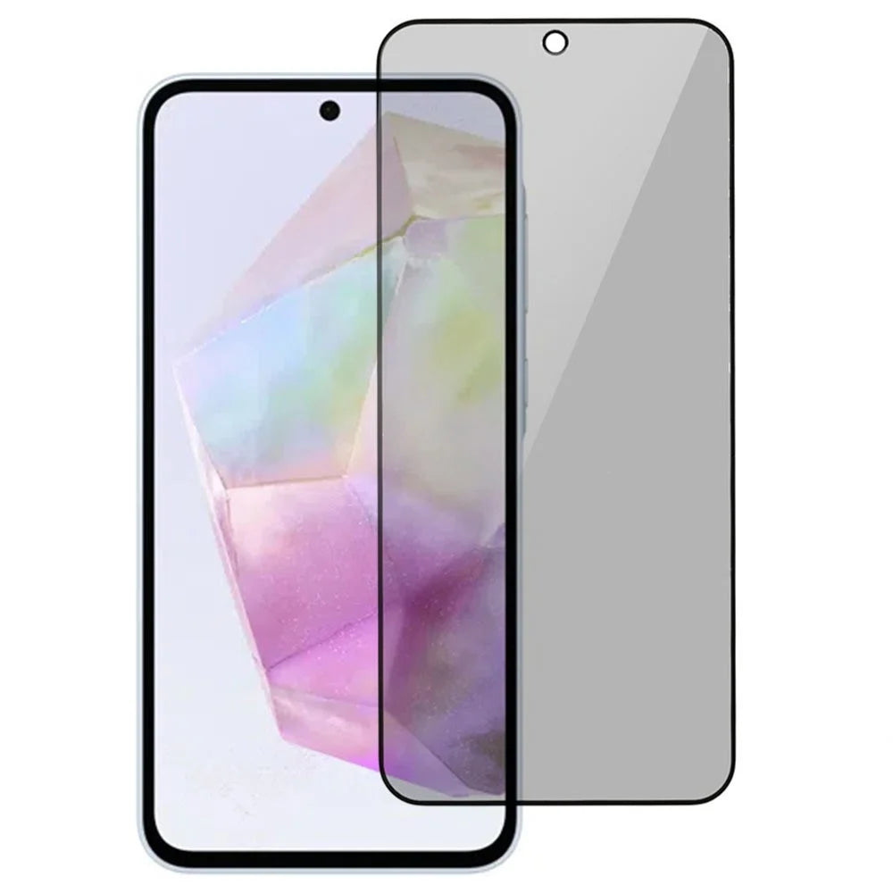 For Samsung Galaxy A36 5G / A56 5G Tempered Glass Film Anti-Peep Privacy Protection Screen Protector Full Glue - 1
