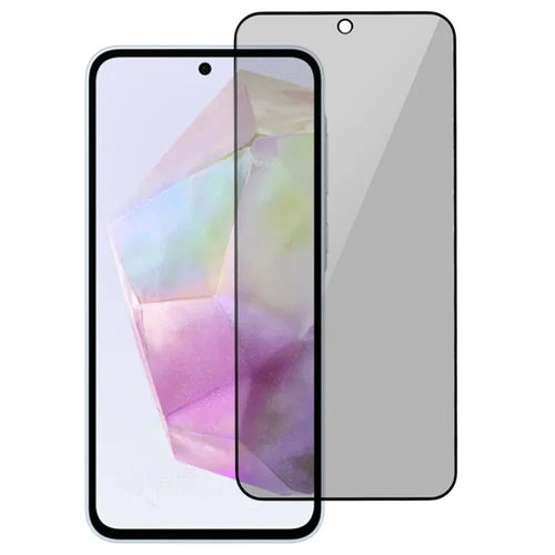 For Samsung Galaxy A36 5G / A56 5G Tempered Glass Film Anti-Peep Privacy Protection Screen Protector Full Glue - 1