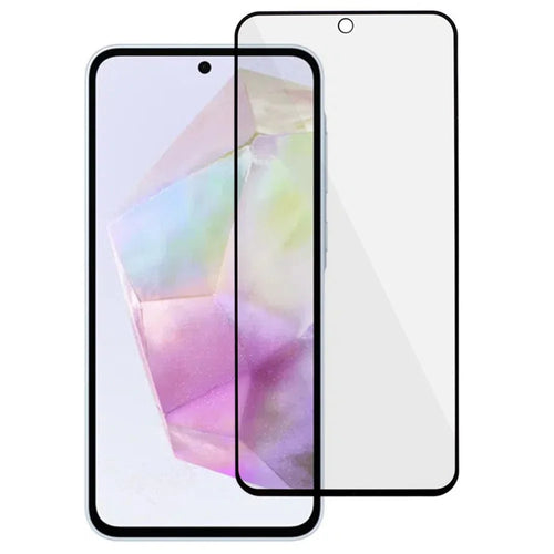 For Samsung Galaxy A36 5G / A56 5G Screen Protector Black Edge Matte Anti-Fingerprint Tempered Glass Film - 1