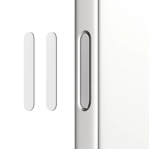 NORTHJO 2Pcs For iPhone 17 Pro Max / 17 Pro / 17 / 16 / 16 Plus / 16 Pro / 16 Pro Max Camera Control Button Cover Protector Tempered Glass Film - White - 1
