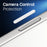 NORTHJO 2Pcs For iPhone 17 Pro Max / 17 Pro / 17 / 16 / 16 Plus / 16 Pro / 16 Pro Max Camera Control Button Cover Protector Tempered Glass Film - White - 2