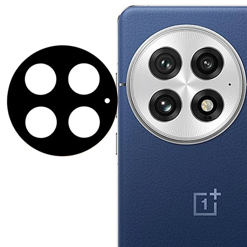 For OnePlus 13 Tempered Glass Lens Protector Black Silk Printing Camera Lens Film - 1