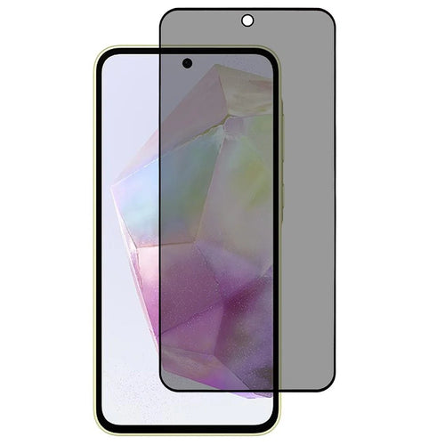 For Samsung Galaxy A36 5G / A56 5G Anti-Peep Full Covering Screen Protector Silk Printing Tempered Glass Film - 1