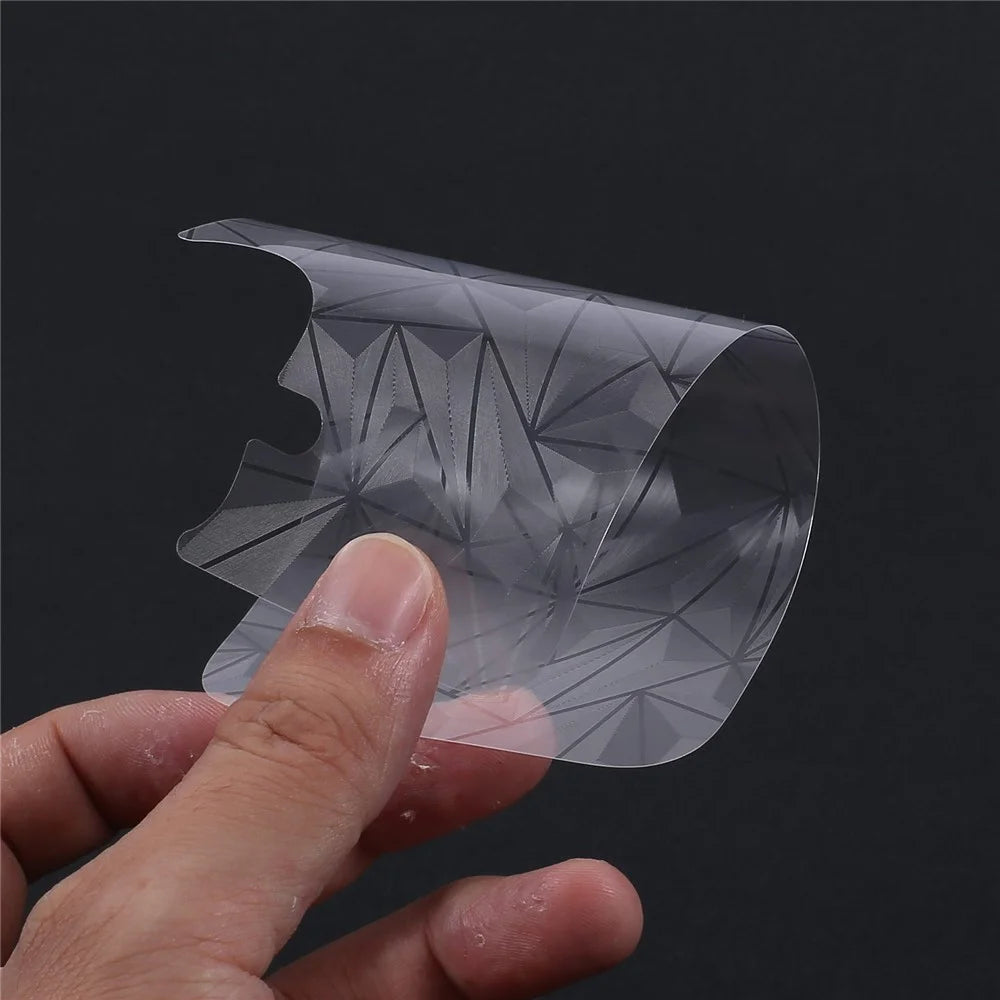 For iPhone 16 Back Screen Protector Soft PET Film Diamonds Pattern - 5
